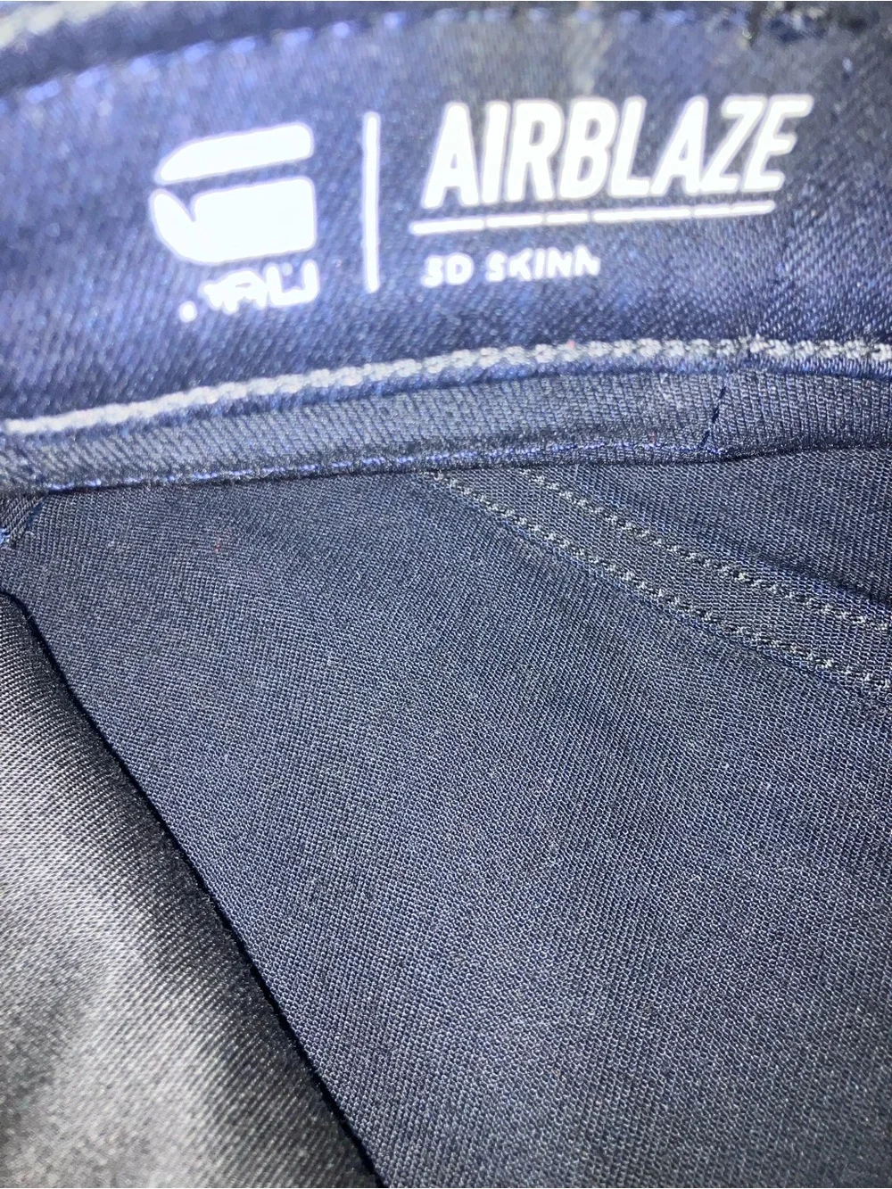 G Star RAW Airblaze 3D skinny sz 40 x 34 men’s jeans pants streetwear black XL